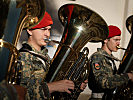 Das symphonische Blasorchester im Einsatz.