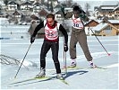 Ausdauer, Kraft und Konzentration waren beim Biathlon gefordert.