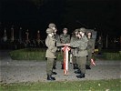 Während des Festes wurden 200 neue Soldaten angelobt...