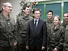 Weihnachtsfeier mit Minister Norbert Darabos: "Wir ergreifen Partei für die Menschlichkeit".