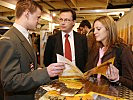 Minister Norbert Darabos überzeugte sich persönlich von der Beratung am Stand.