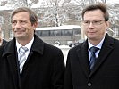 Verteidigungsminister Norbert Darabos mit seinem slowenischen Amtskollegen S.E. Karl Viktor Erjavec.