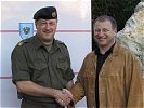 Brigadier Günter Höfler und Moderator Harry Prünster.