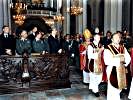 Einzug zum Festgottesdienst.