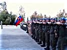 Medal Parade im Camp Faouar.