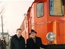 Fahrt zum Assistenzeinsatz mit einem Nostalgiezug der Bundesbahn