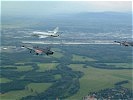 Landeanflug auf Wien Schwechat.