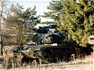 Mehr als 30 Jahre im Dienste der Republik. Im Bild ein M60 A3 in Bereitschaftsstellung.