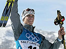 Jubeln leicht gemacht! "Bronze-Hattrick" für Felix Gottwald. © EPA/AFPI/Menahem Kahana