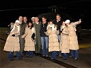 Die "Starmaniacs" waren vom Black Hawk-Trip und den Piloten begeistert: "Ihr seid super!"