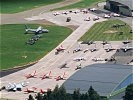 Verschiedene Kunstflugstaffeln werden ihr Können zeigen.