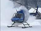 Die Übung: Ein Hubschrauber des Bundesheeres musste in Bizau notlanden.