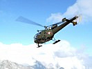 Die "Alouette" III des Bundesheeres haben sich in alpiner Umgebung bestens bewährt.