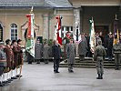 Die militärische Allerseelenfeier auf dem Kommunalfriedhof.