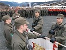 Am Werksgelände der voestalpine in Donawitz wurden die Rekruten angelobt.