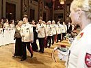 Spitzenmilitärs des Bundesheeres beim Einmarsch in der Hofburg.