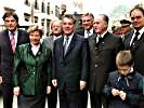 Bundespräsident Heinz Fischer mit Waltraud Klasnic und dem steirischen Landtagspräsidenten Reinhold Purr.