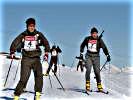 Beim Staffelwettbewerb im Biathlon stand Teamgeist im Vordergrund.