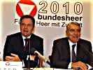 ... ersten Pressegespräch zur Bundesheer-Reform ...
