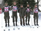 Jede Mannschaft wurde vor dem Patrouillenlauf von Generalmajor Gerd Ebner (mitte) persönlich motiviert.