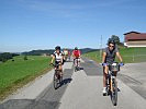 Ausdauer war beim Radfahren gefragt.