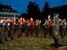 Anschließend spielte die Gardemusik den Großen Zapfenstreich.