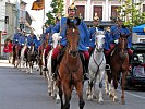 .... die 4er Dragoner am Stadtplatz Enns ....