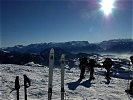 Am Gipfel des Schlenken, einem der schönsten Aussichtsberge Salzburgs.