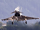 Heute Vormittag landete der erste Eurofighter des Bundesheeres in Österreich.