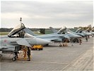 Eurofighter sind bereits in England, Italien, Spanien und Deutschland im Einsatz. (Foto: EADS)