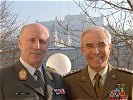 ...mit General Roland Ertl (li.)...