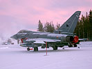 Drei Monate lang war ein Eurofighter der arktischen Kälte ausgesetzt.