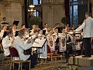 Die Gardemusik unter Kapellmeister Major Bernhard Heher.