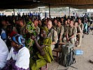 Soldaten und Bevölkerung feierten in Abéché gemeinsam Ostern.