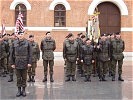 Das letzte Antreten aller Standarten der Brigade in Wien.