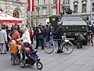 Das Bundesheer präsentierte sich am Grazer Hauptplatz.