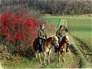 Im Grenzeinsatz: Die österreichischen Soldaten...