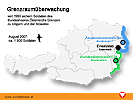 Infografik: Die Grenzraumüberwachung durch das Bundesheer.