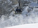 Bei Außenlandungen im Gebirge ist die Auswahl des Landeplatzes von großer Bedeutung.