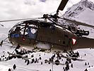 ...und Alouette III bewähren sich auch in alpinen Regionen.