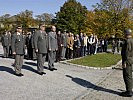 Generalmajor Christian Segur-Cabanac (Mitte) kam zum Traditionstag in die Vega-Payer-Weyprecht-Kaserne.