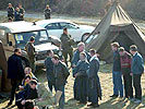 Training: Soldaten des Kosovo-Kontingents überwachen einen "Go and Pray Visit" ...