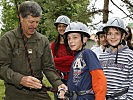 Soldaten des Bundesheeres sorgten für Sicherheit am Kletterturm.