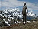 Alle Skulpturen stehen exakt auf einer Höhe von 2.039 Metern.