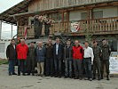 Oberstleutnant Khom begrüßte die Delegation im Camp Casablanca.