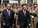 Minister Norbert Darabos traf Amtskollegen Imre Szekeres in Budapest.