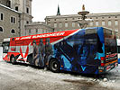 Zweiter Sieger: Der Bundesheer-Bus im Jubiläumsdesign.