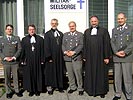Bischof Mag. Sturm (2.v.l.) mit den neuen Militärlektoren