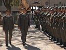 Die Generäle Schittenhelm (l.) und Ertl beim Festakt zur 40-Jahr-Feier.