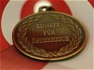 Für ihre beispielgebenden Leistungen während des Hochwassers an der March erhielten Soldaten heute die Einsatzmedaille...